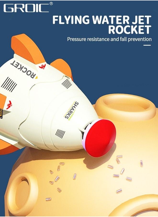 GROIC - Rocket Toy Water Rocket Discovery Toy, Outdoor Yard Sprinkler Toy Rocket Sprinkler Summer Toy, Rocket Launcher Kit, Learning and Childhood Development Toy STEM Educational Water Toys - Image 1