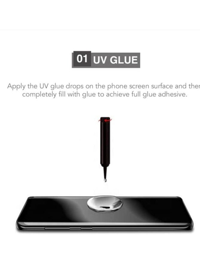 MIGOFAST Screen Protector for S21 Ultra UV Tempered Glass, Film HD Screen Saver, 9H Hardness, Bubble-free Screen Replacement Protector Film - Image 3