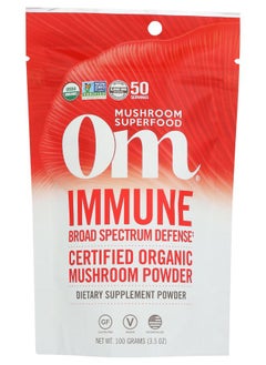 Om Mushroom Superfood Immune Blend Mushroom Powder Superfood Supplement, 3.5 Ounce, 50 Servings, Mushroom Blend, Reishi & Turkey Tail; Daily Immune Support Supplement  - Image 1