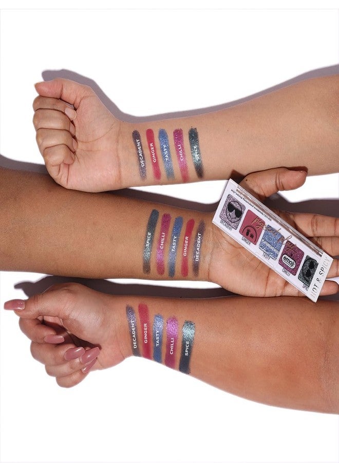 اللعب الصباغ لوحة ظلال العيون Pigment Play، للنساء، X Emoji Max Effects Mini، كريمية، قابلة للمزج وذات صبغة فائقة، 4.5 جم (Hot & Spicy، 4.5) - Image 3
