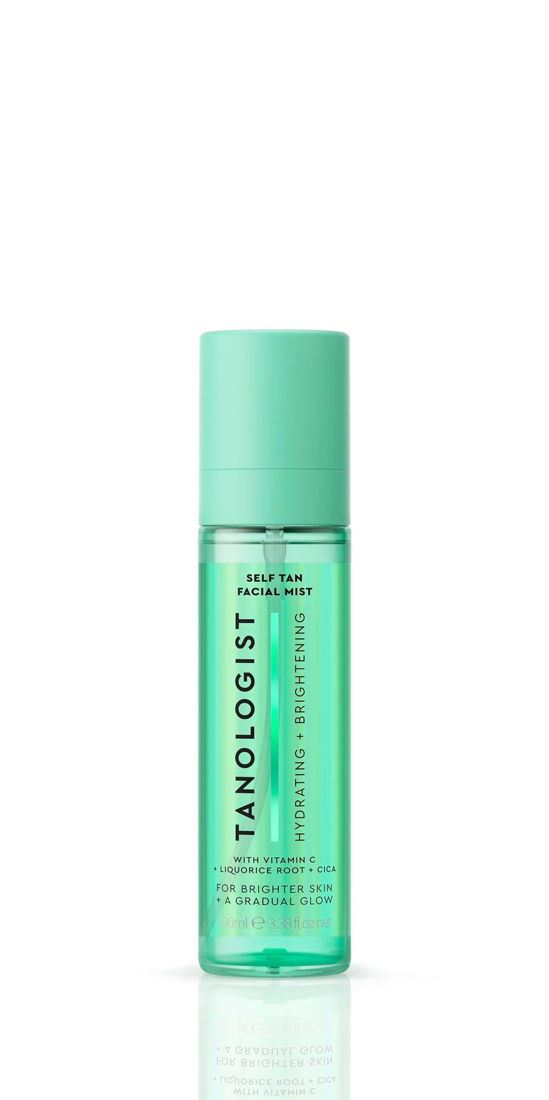 Tanologist Self Tan Face Mist Medium Shade Hydrating Tanning Spray StreakFree Radiant Finish ParabenFree No Fake Tan Smell For All Skin Types 338 fl oz100 ml Bottle