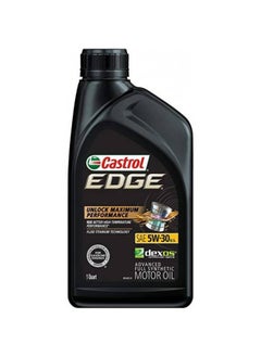 Castrol 5w30 dexos1 edge fully synthetic engine oil, one liter