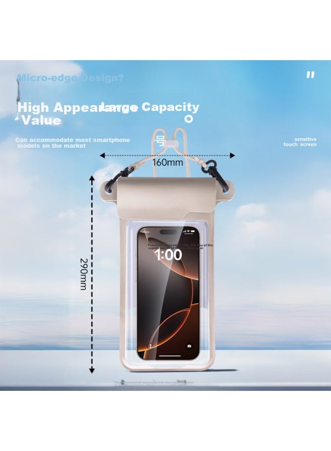 Stiger Lightweight Waterproof Phone Case With Touch Screen, Swimming, Drifting, Hanging Rope, Neck Hanging, Waterproof Case For Hot Springs, Diving, Taking Photos, Delivery Rider Special Rainproof Pro - Image 5