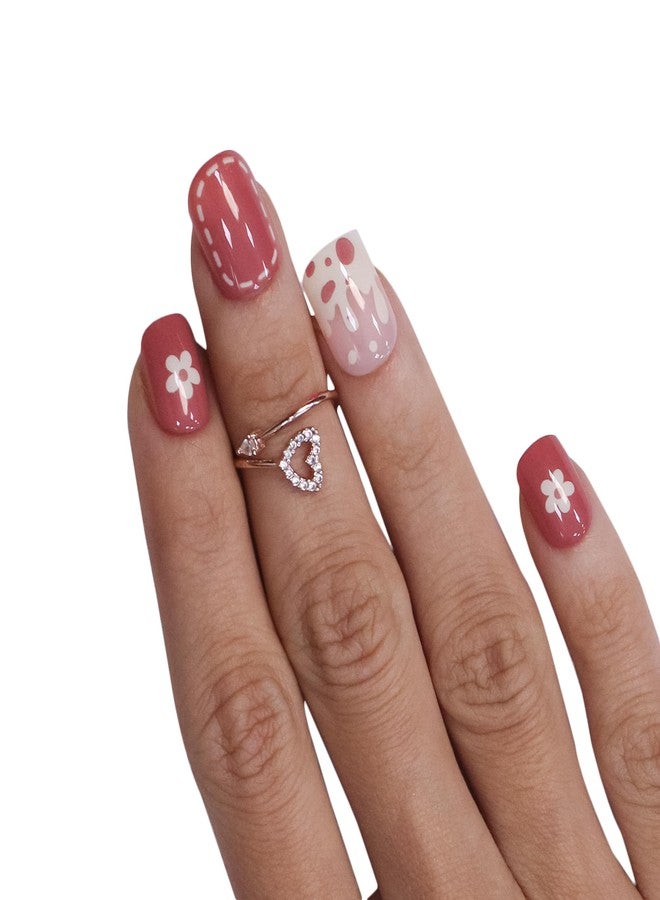 Beromt Press On Nails Set Of Full Fake Nails Salon Ready Finish For Women Professionals - BFN653CN - Image 2