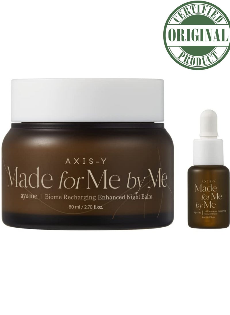 AXIS-Y AxisY Made for Me by Me Night Balm – 80 ml & 10 Pantenol Supporting Concentrate – 8 ml Pack | Overnight Hydration & Repair for Glowing Skin  - Image 2
