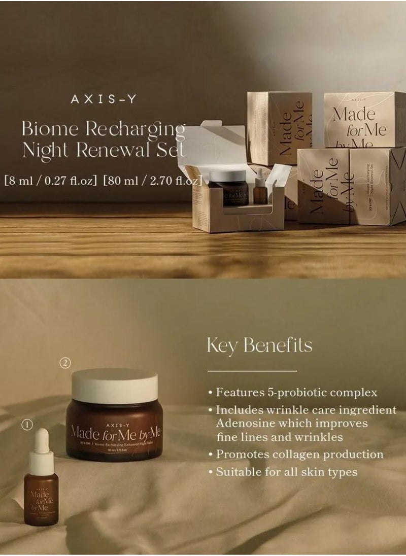 AXIS-Y AxisY Made for Me by Me Night Balm – 80 ml & 10 Pantenol Supporting Concentrate – 8 ml Pack | Overnight Hydration & Repair for Glowing Skin  - Image 4
