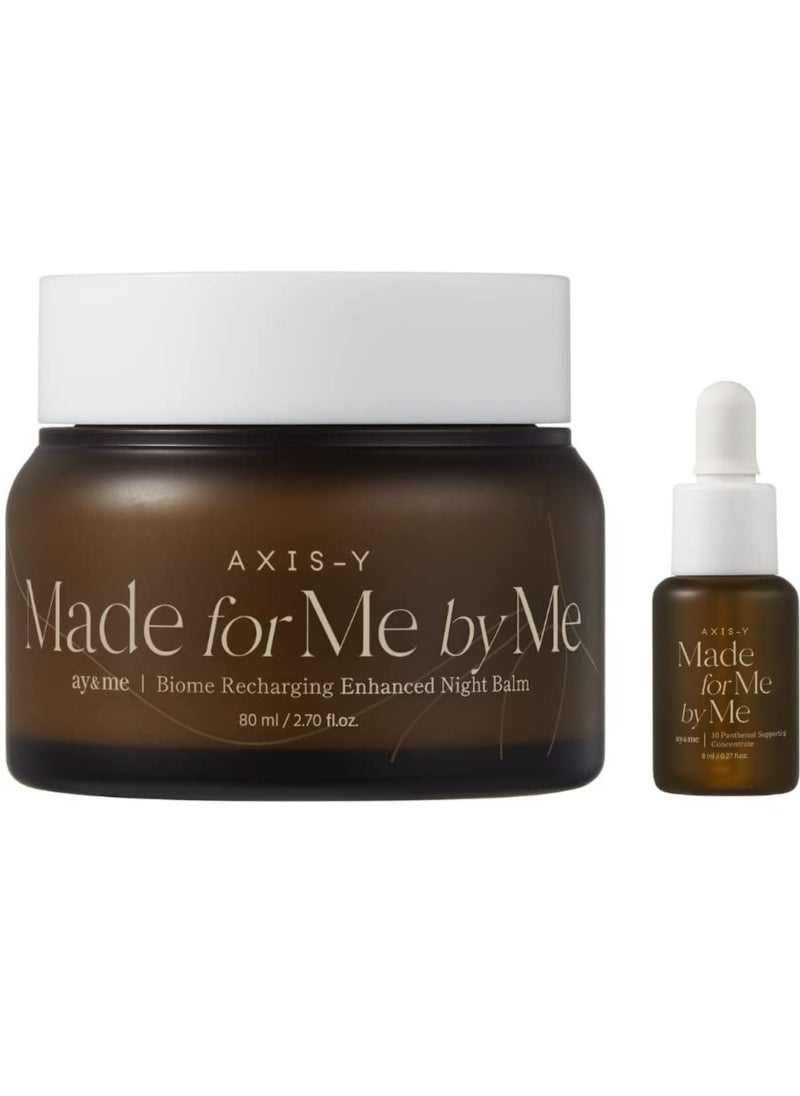 AXIS-Y AxisY Made for Me by Me Night Balm – 80 ml & 10 Pantenol Supporting Concentrate – 8 ml Pack | Overnight Hydration & Repair for Glowing Skin  - Image 1