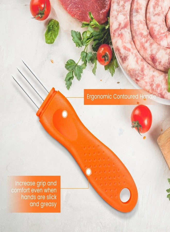 Wutfly 5.5 inch long 3 sharp prongs Sausage Pricker Tool - Image 4