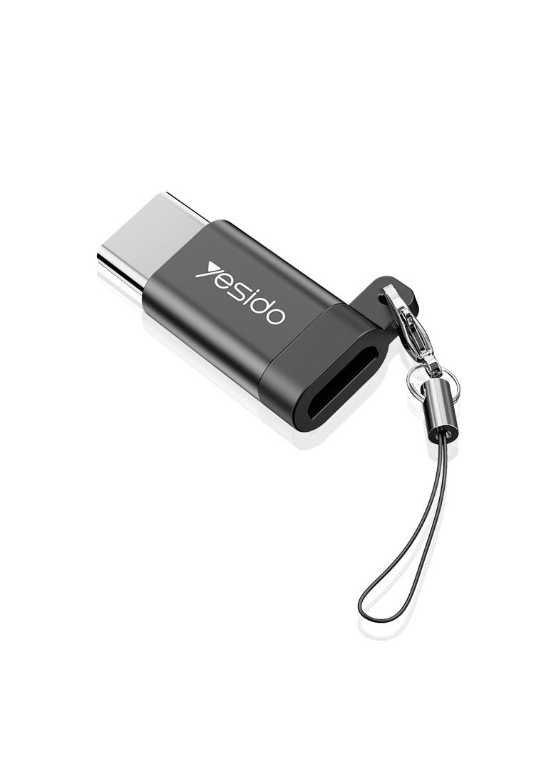 Yesido GS04 Micro to Type-C Adapter - OTG Adapter for Data Transfer and Charging (Compact, Durable, Fast Sync)