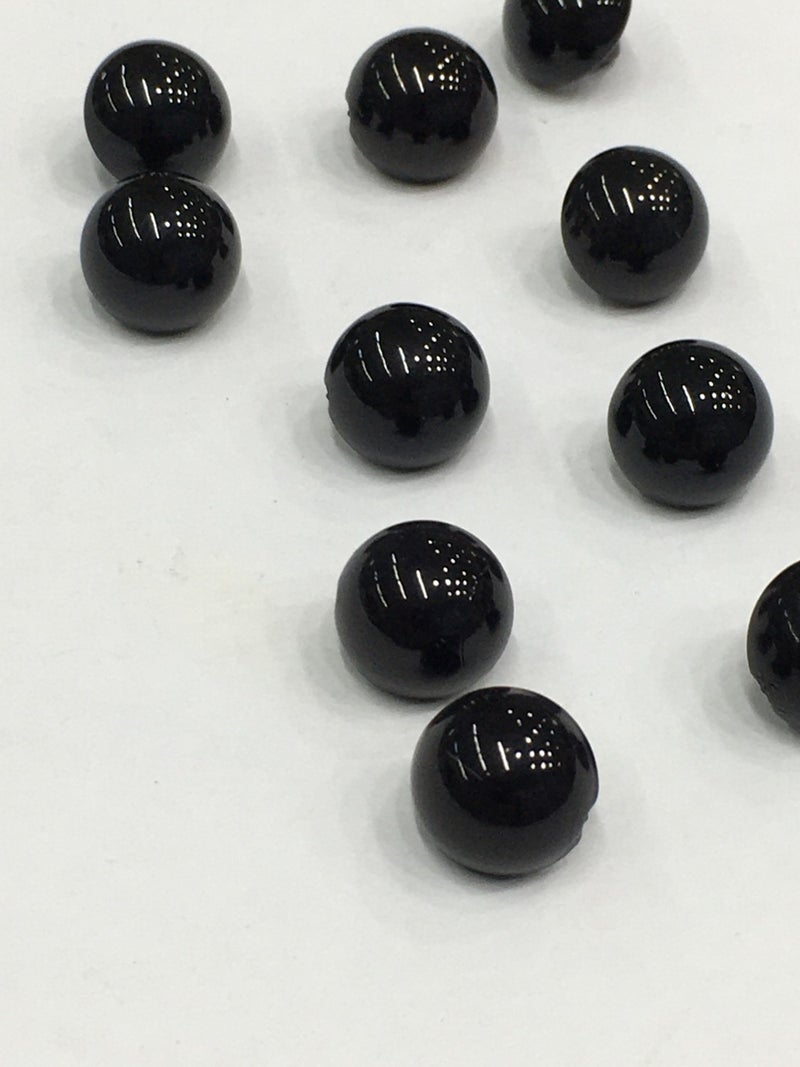 Karan Tuhafiye Karan Haberdashery Pearl Button Blouse Button Set of 10 Black - Image 1