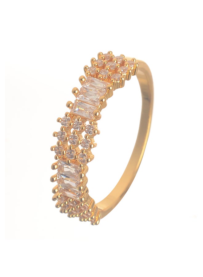 Akher el Ankoud Gold Zircon Ring  - Image 1