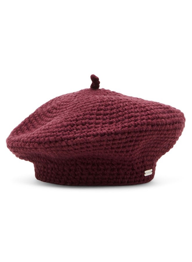 ستيف مادن قبعة بيريه نسائية من ستيف مادن، محبوكة بنمط سميك، لون خمري - Image 1