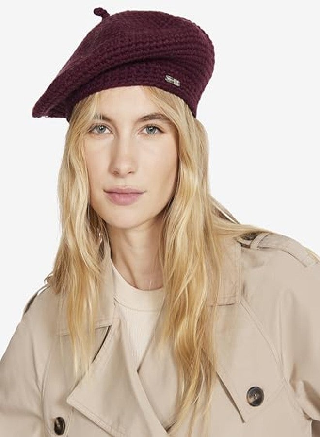 ستيف مادن قبعة بيريه نسائية من ستيف مادن، محبوكة بنمط سميك، لون خمري - Image 2