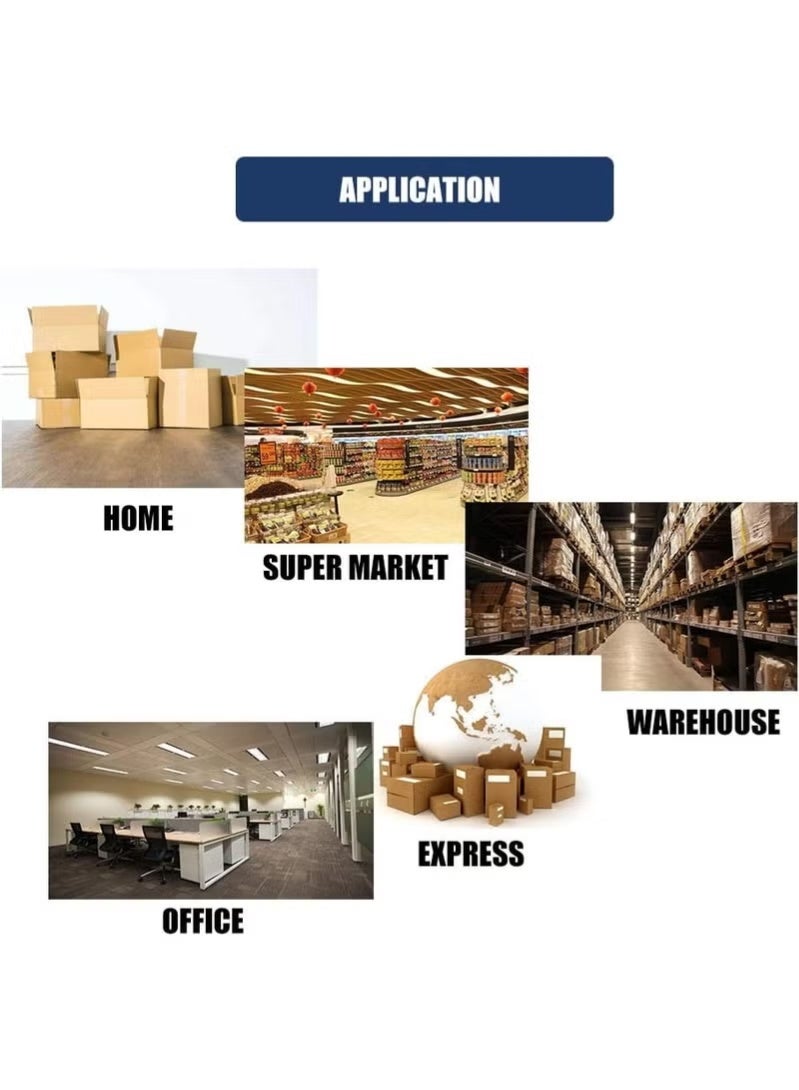 POWERTAPE 52 2" x 100 Yards Clear Packing Tape – Strong Heavy Duty Packaging Tape for Parcel and Moving Boxes [2 PCS] - Image 4