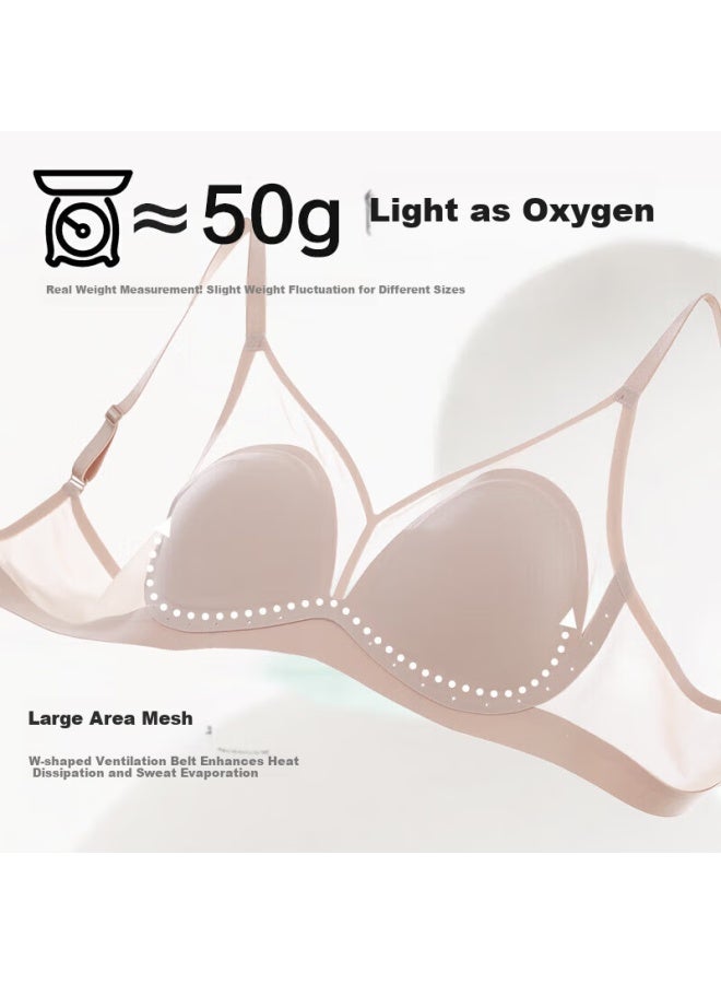 Aimer "oxygen Patch" Thin And Breathable Wire-free Bra For Spring And Summer - Image 5