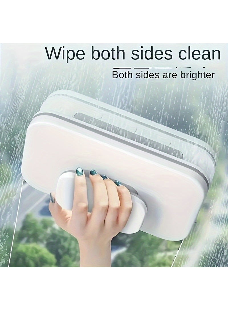 Generic Manual double-sided magnetic glass cleaning brush  - Image 2
