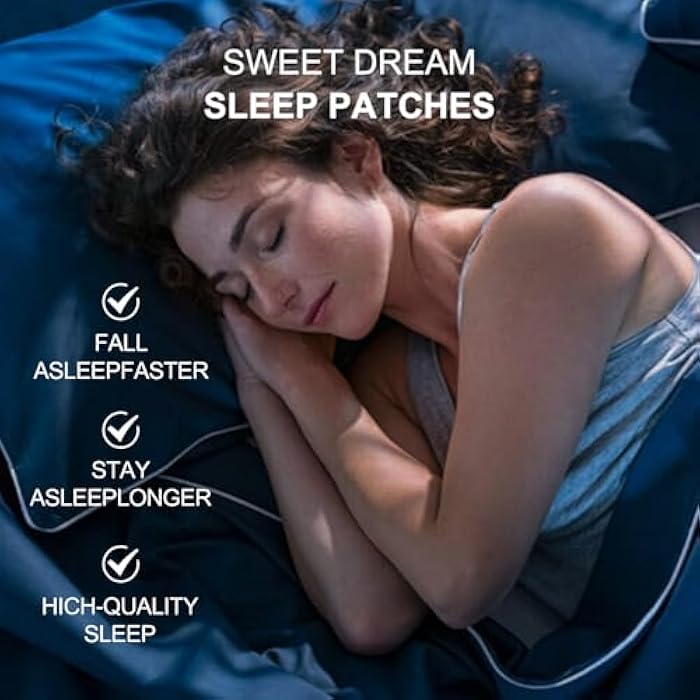 LKOIUEVA Sleep Patches for Adults Extra Strength,60 Count Natural Deep Sleeping Aids Support for Women & Men, Long-Lasting Night Comfort - Image 2