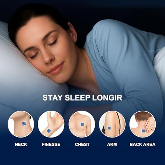 LKOIUEVA Sleep Patches for Adults Extra Strength,60 Count Natural Deep Sleeping Aids Support for Women & Men, Long-Lasting Night Comfort - Image 4