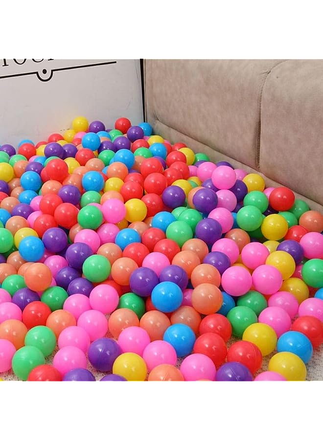 vesus Pieces, Each Pack of Soft and Dark Colors Plastic Ocean Balls, Ideal to fill Indoor and Outdoor Playpen, Ball Pits and Playhouse for Babies, Toddlers and Kids ( Item Diameter:7cm) - Image 1