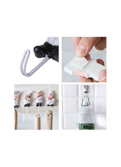 Cool Baby 4pcs set Kitchen Cartoon Shape Resin Power Cord Storage Rack Hooks Wall Hanger Kitchen Hooks For Utensils,White  - Image 5