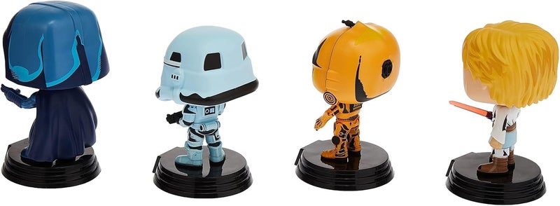 Funko Star Wars Pack 4 Figurines POP Movies Vinyl Retro Series 9 cm - Image 2