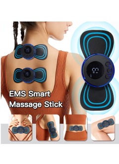 Generic Portable 8 Modes Electric Cervical Spine Mini Patch Vibration Muscle Relaxation Shoulder Neck Massager Massage Relieve Fatigue Rechargeable  - Image 4