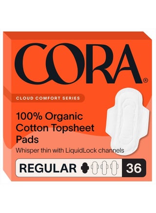Organic Pads | Ultra Thin Period Pads with Wings | Regular Absorbency | Ultra-Absorbent Sanitary Pads for Women | 100% Organic Cotton Topsheet (36 Count) - pzsku/Z72719FC6B726F393ABC5Z/45/_/1715593120/b6fad694-37cf-4bea-977a-2c754eb90c9b