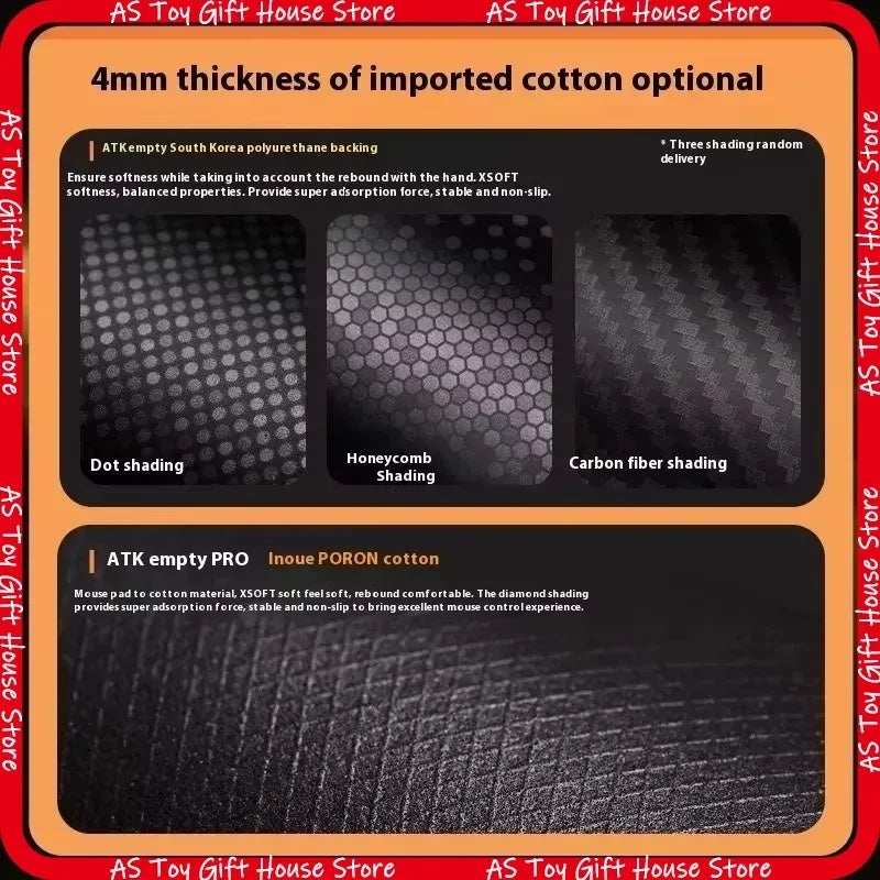 ATK Kong Xsoft Gaming Mouse Pad Anti-Slip Poron Desk Mat for 60%-80% Mechanical Keyboard, Esports, PC - Image 4