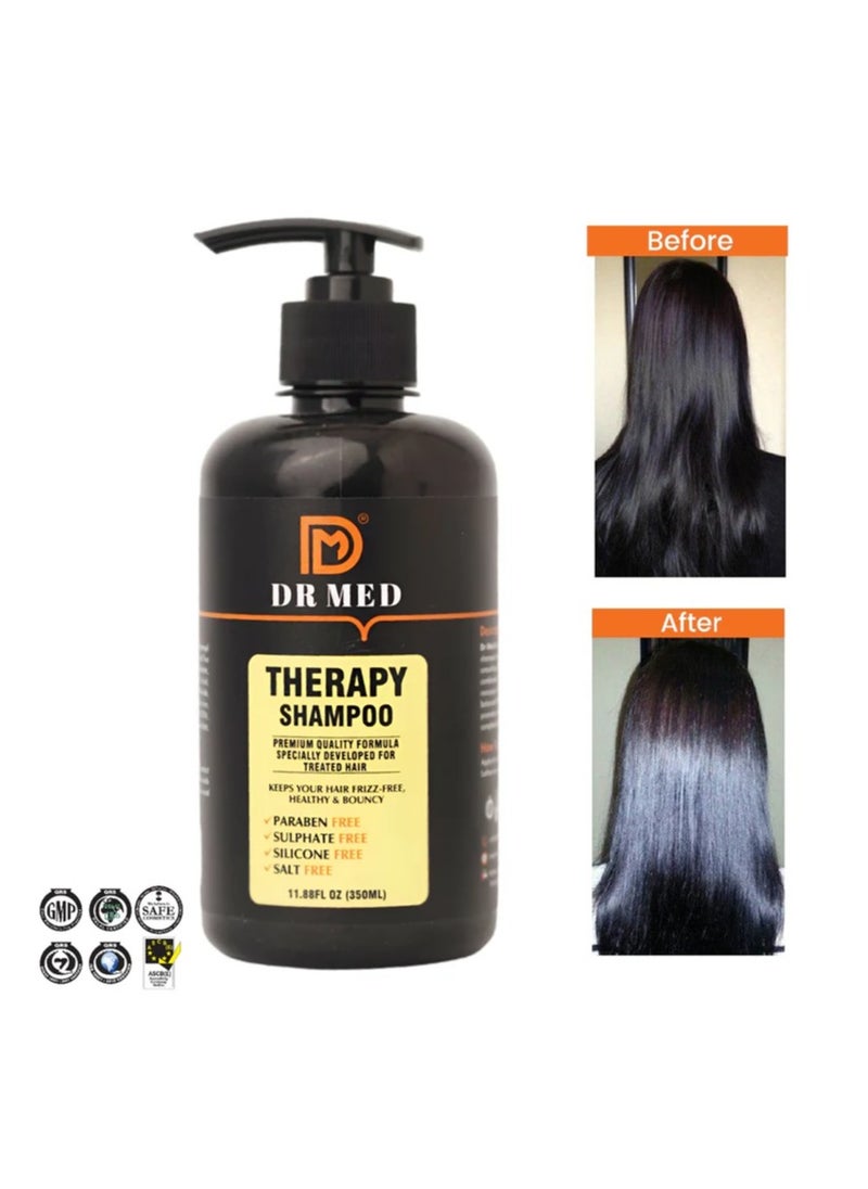 DR MED Therapy Sulphate Free - Paraben free - silicon free - salt free Shampoo - Best for Damaged hairs 350ml