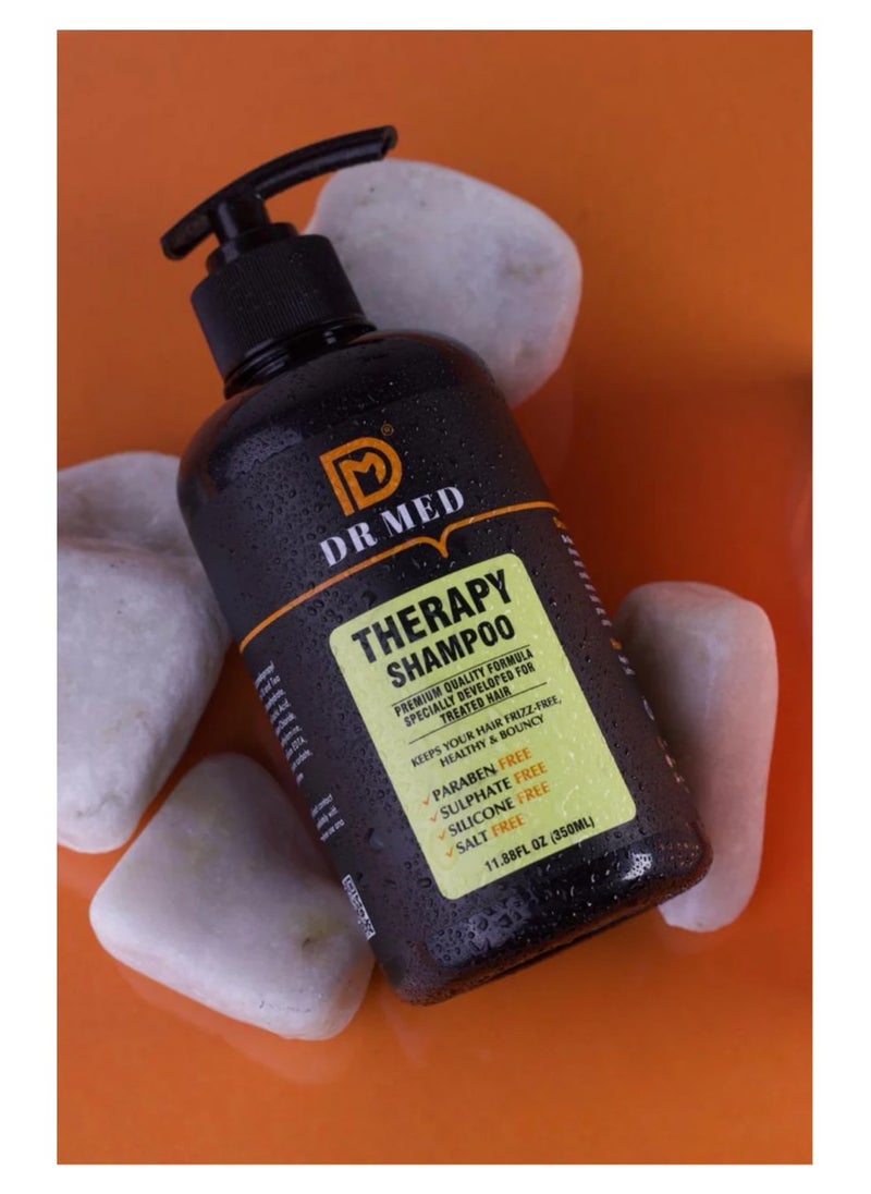 DR MED Therapy Sulphate Free - Paraben free - silicon free - salt free Shampoo - Best for Damaged hairs 350ml
