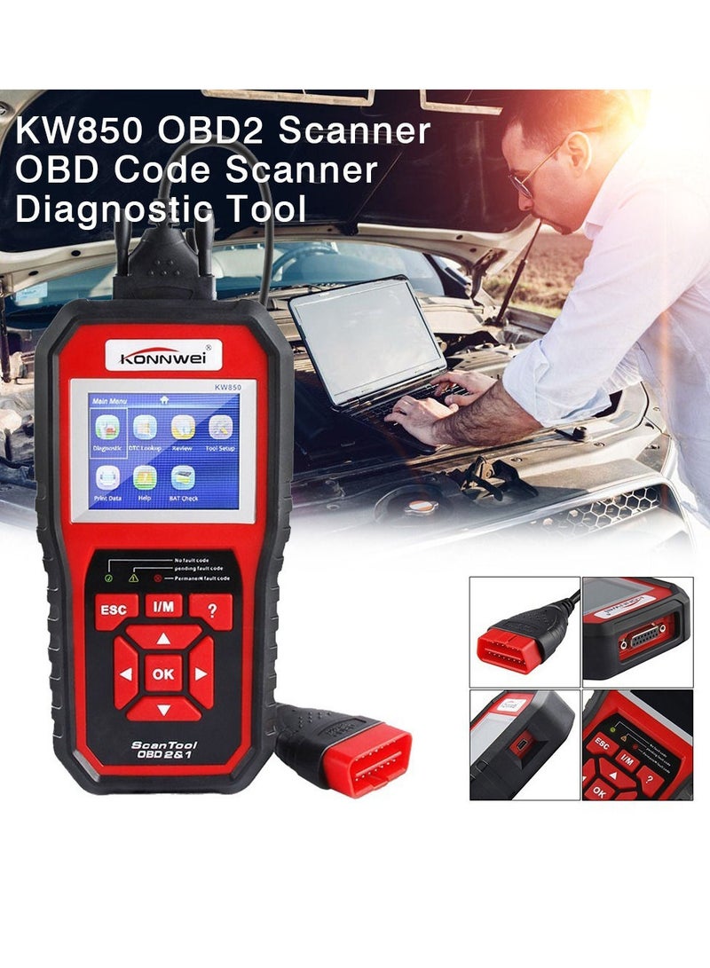 Konnwei أداة تشخيصية شاملة لمسح رموز السيارة - Image 5