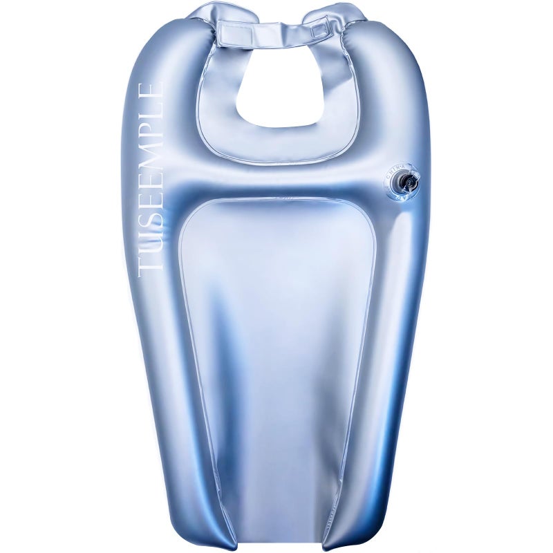 Tuseemple Portable Shampoo Bowl For Home  Portable Hair Washing Station For Sink  Hair Washing Tray For Sink At Home (Silver) - Image 1
