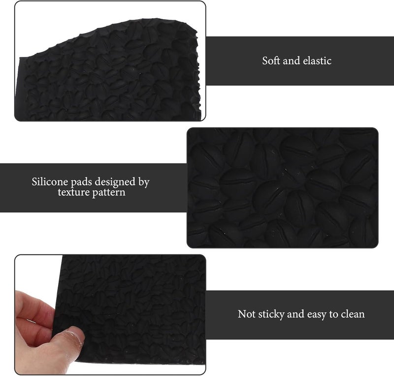 TIDTALEO Silicone Baking Mat Non-stick Dessert Pad with Coffee Bean Texture Washable Roll Pad for Cake Bread and Pastry Baking in Kitchen Random Color - Image 3