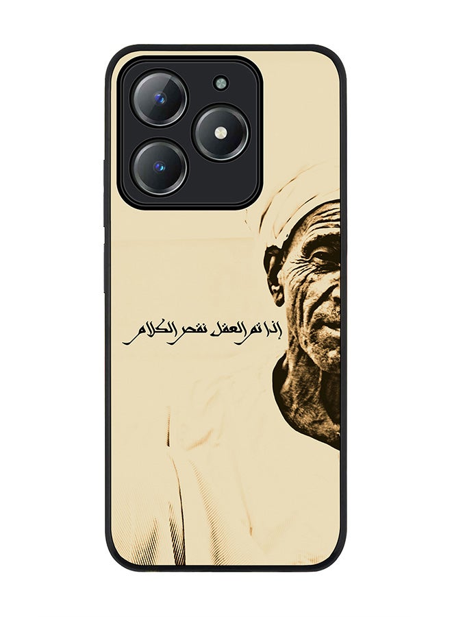 Stylizedd For Realme C63 / Realme C61 4G Case,Slim fit Camera Protection, Shockproof Thin Phone cover  - Speak Wisely - Image 1