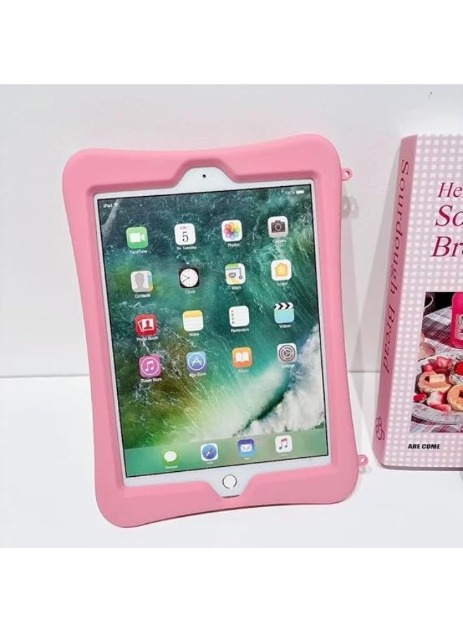 رود حافظة سيليكون ثلاثية الأبعاد لشفاه أحمر الشفاه لأجهزة iPad مقاس 10.2 بوصة iPad الجيل التاسع 2021/الجيل الثامن 2020/الجيل السابع 2019 (مع ملمع شفاه + حبل) - Image 5