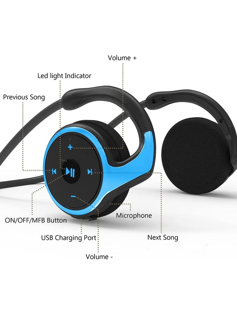 Bluetooth 5.0 Wireless Earbuds with CVC8.0 Noise Cancellation, TF Card and FM Radio Support, 12H Playtime for Sports and Gym - Image 4