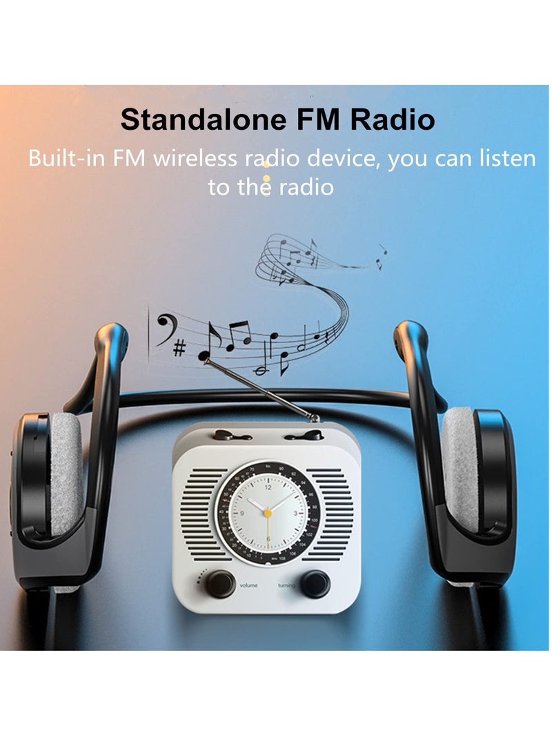 Bluetooth 5.0 Wireless Earbuds with CVC8.0 Noise Cancellation, TF Card and FM Radio Support, 12H Playtime for Sports and Gym - Image 3