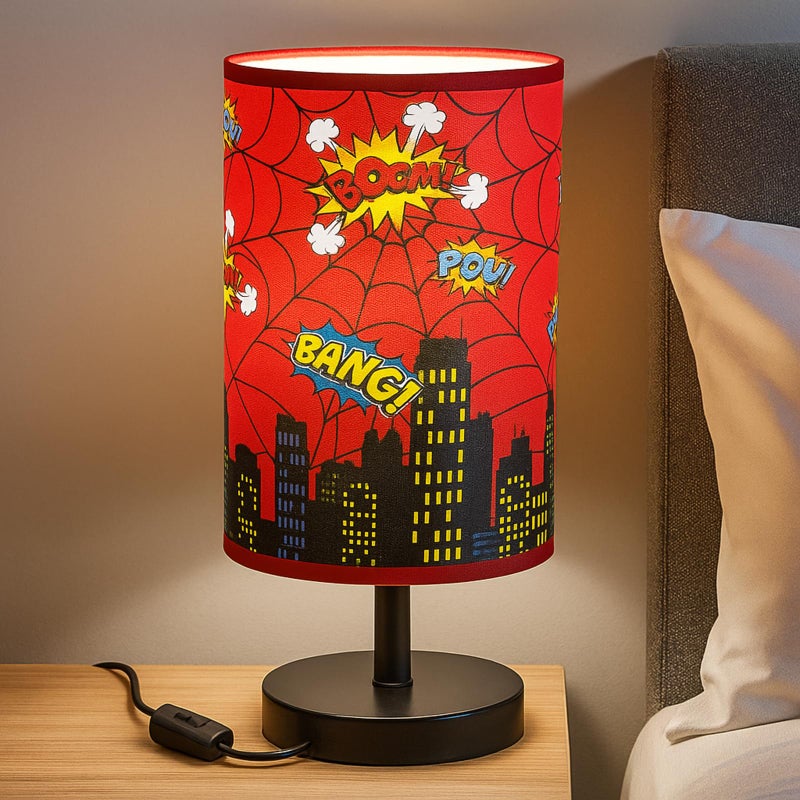 Glooglitter City Table Lamp 3 Colors Dimmable Lights 1102 x 512 Inch Hero Night Light Skyscraper Building Bedside Lamps Decoration for Bedroom Desk Birthday Gifts for Christmas - Image 2