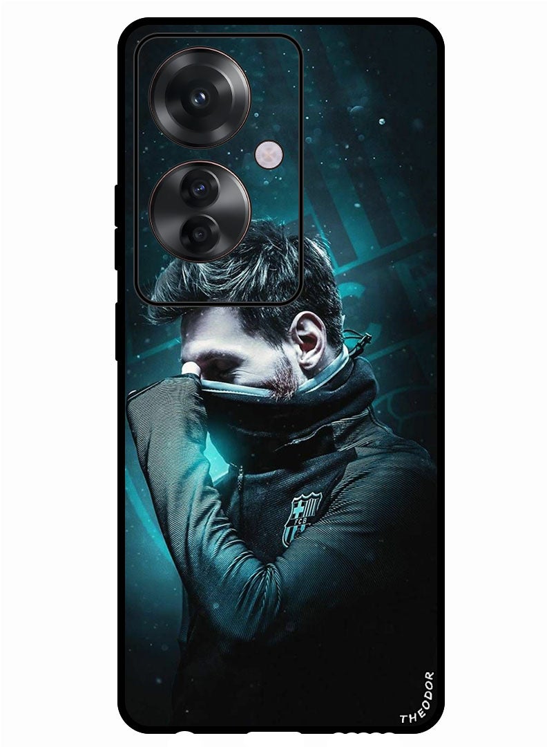 Theodor Protective Case Anti Scratch Shock Proof Bumper Cover For Oppo Reno 11F Messi 3 - Image 1