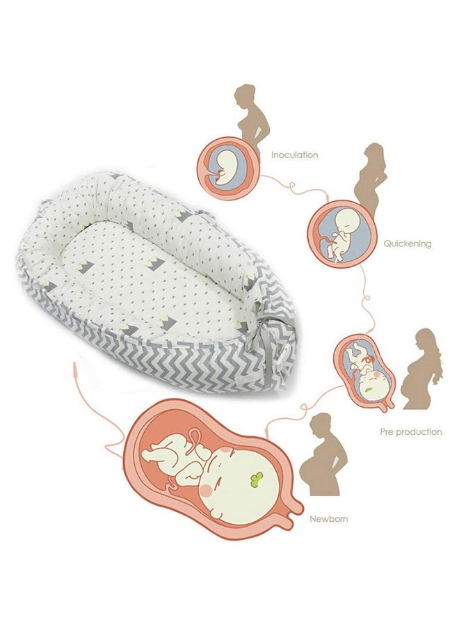 Kutis Portable Super Soft and Breathable Newborn Infant Cocoon Snuggle Bed  - Image 3