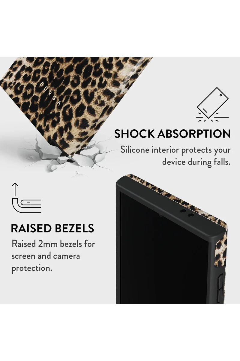 Burga multicolour Samsung Galaxy S24 Ultra Case - Pure Instinct For Screen & Camera Protection Printed Case  | Best Price UAE