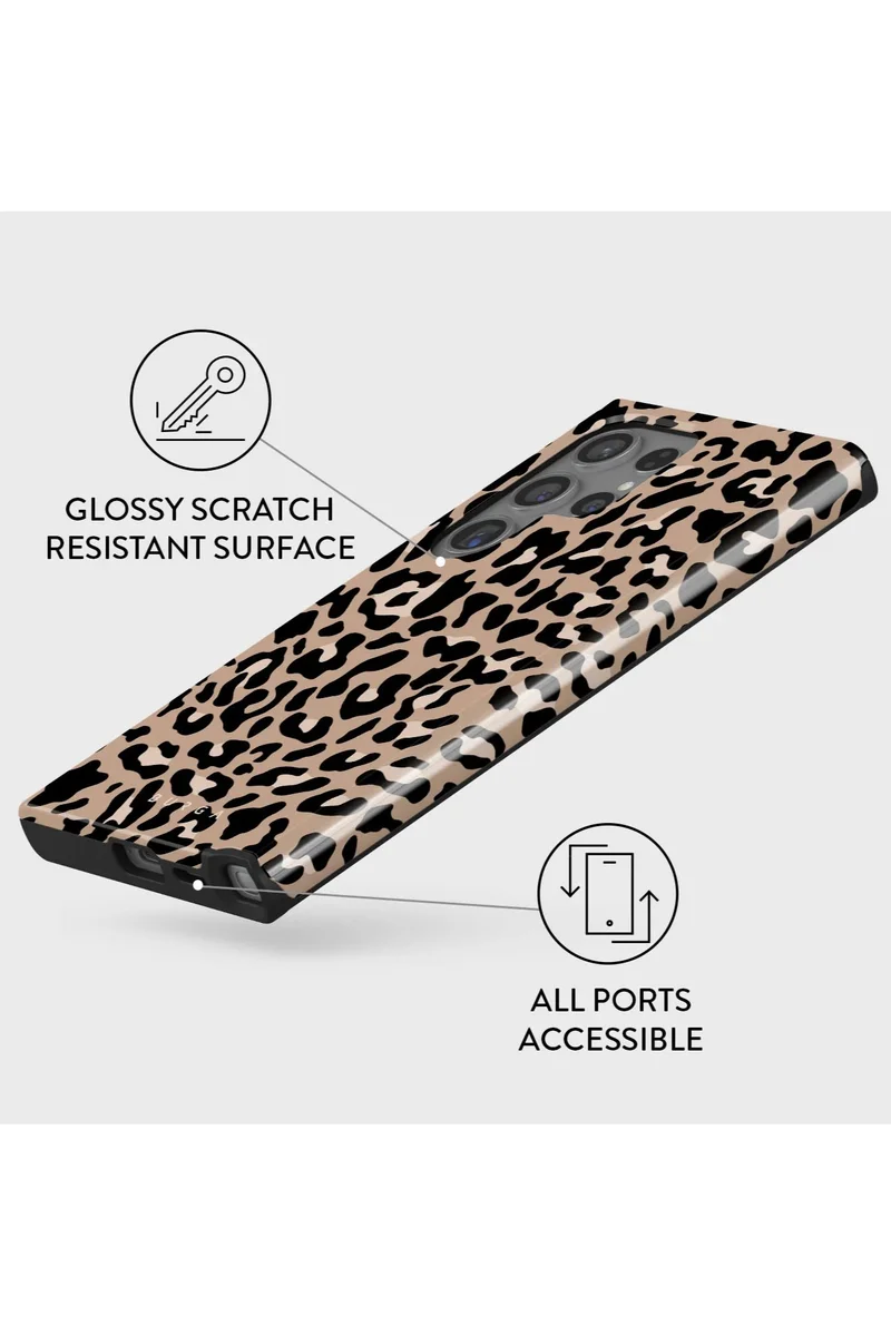 Burga multicolour Samsung Galaxy S24 Ultra Case - Pure Instinct For Screen & Camera Protection Printed Case  | Best Price UAE