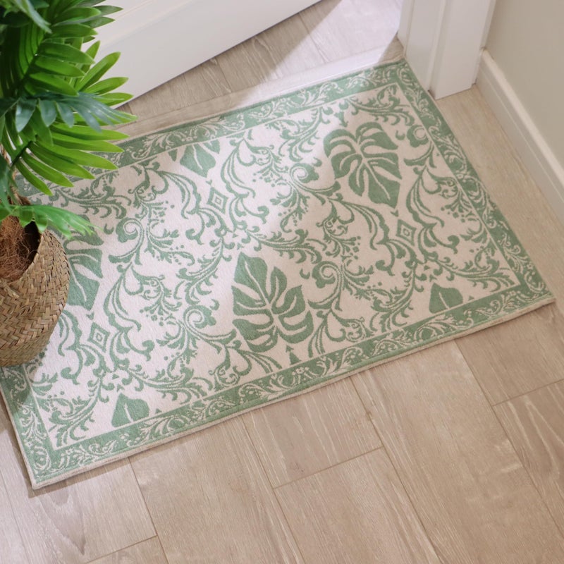 Original Indoor Doormat Monstera Leaves Door Mats Indoor Rug 24X36 inch Machine Washable LowProfile Inside Door Mat for Entryway
