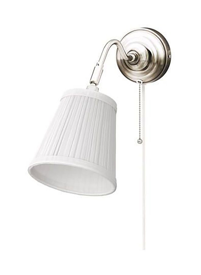 NIBEMINENT Cup Design Wall Light White/Silver 11 x 15cm - Image 1