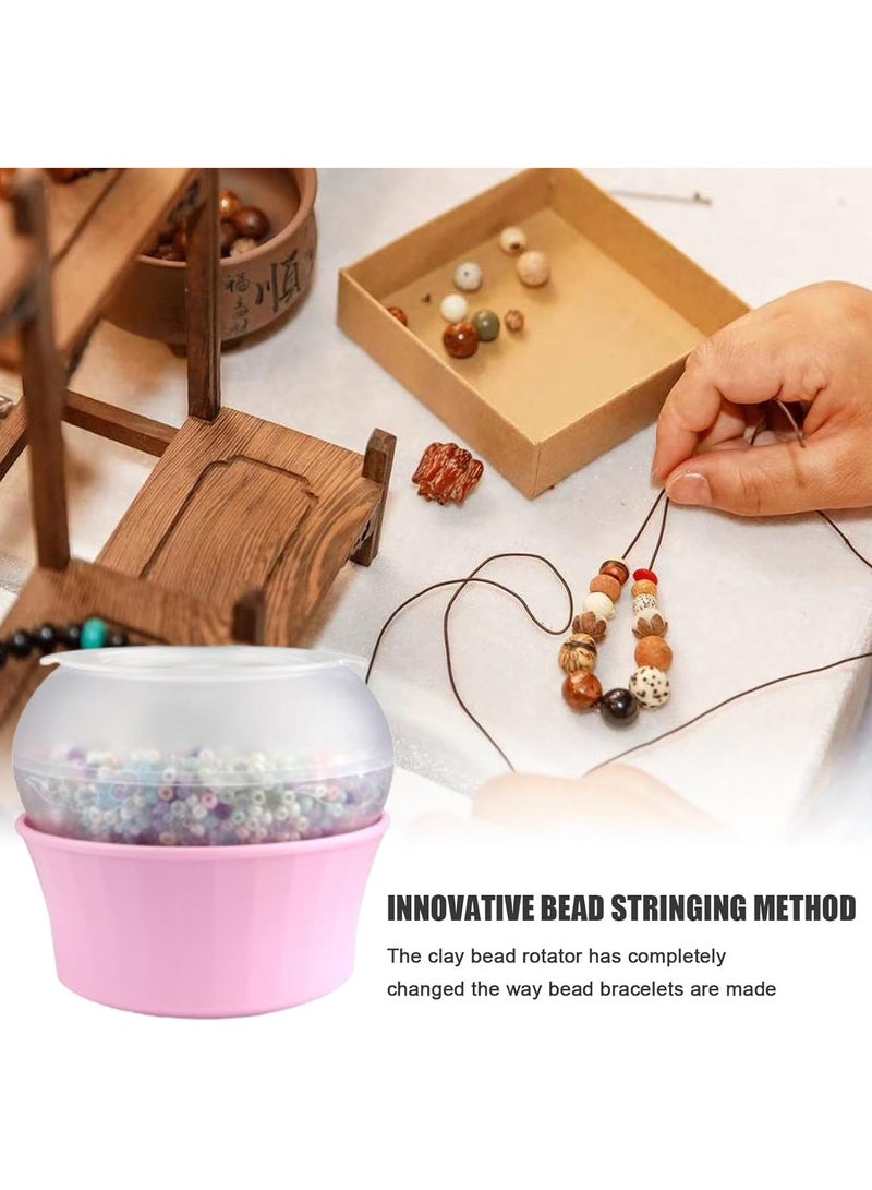عام أداة دوارة الخرز الكهربائية بالUSB صانع الخرز للأساور صانع الخرز للأساور والقلادات صنع تلقائي لوقت الحفظ للأساور. - Image 3