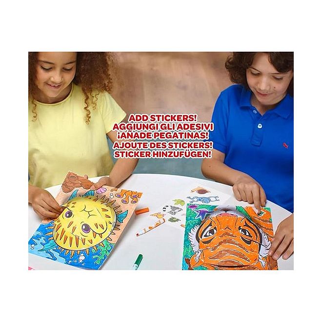 Crayola Activity Colouring Set, Jungle Theme, Coloring Pages, Creative Fun, 6 Years+, Pack of 14 - Multicolor - Image 4