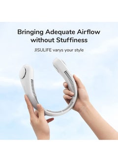 GT-Wheel Portable Neck Fan 4000 mAh Battery Operated Hands Free Bladeless  - Image 4