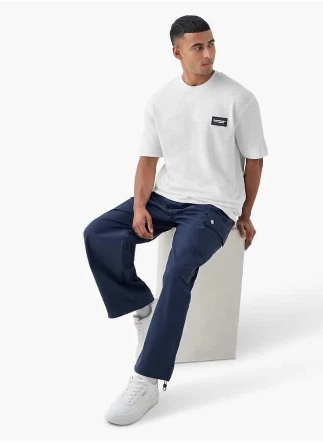 Lee Cooper Textured Badge Tee For Male