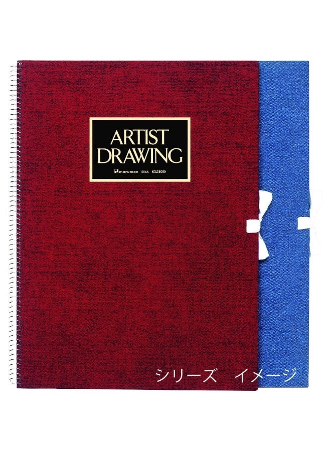 مارومان دفتر رسم احترافي ورق سميك جداً مقاس 41.5*33 سم عدد 40 ورقة - Image 1