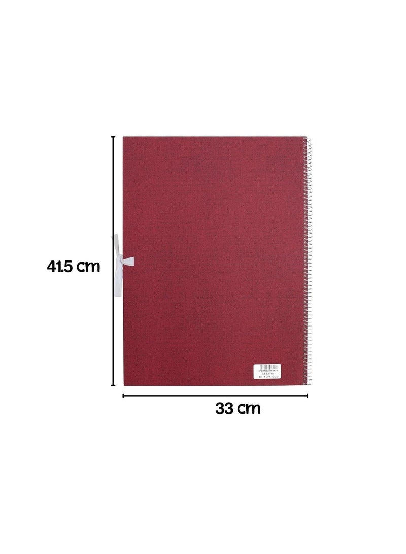 مارومان دفتر رسم احترافي ورق سميك جداً مقاس 41.5*33 سم عدد 40 ورقة - Image 4